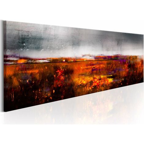 Tableau champ d'automne - 150 x 50 cm (1/4)