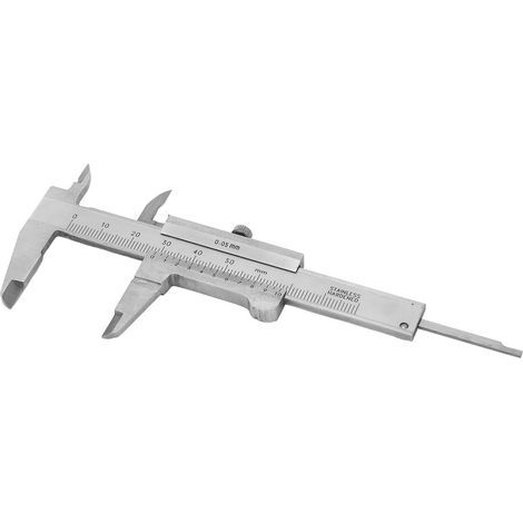 Edelstahl-Messschieber, kleines, tragbares, hochpräzises Messwerkzeug von 0 bis 50 mm für Schmuckstücke (1/5)
