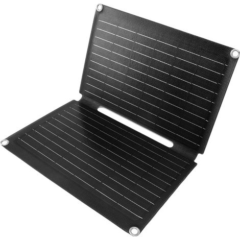 Faltbares 40-W-Solarpanel, 2 USB-Anschlüsse, tragbares Solarladegerät mit Fokussiermesser, ideal für Camping, Reisen und Outdoor-Aktivitäten (1/5)