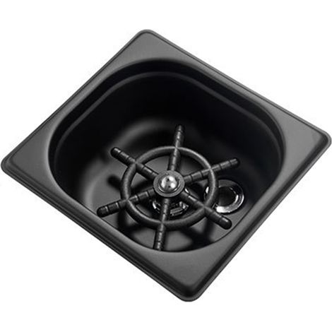 Equipamiento para fregaderos – Lavavasos de acero inoxidable 304 con desagüe – para cafeterías y bares