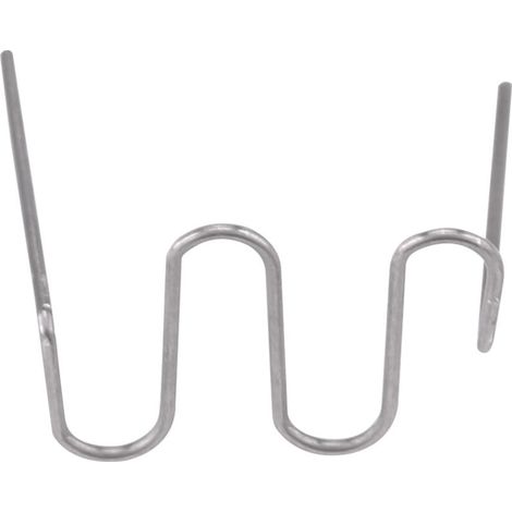 100pcs 0.6mm Réparation de pare-chocs automatique Kit d'outils de réparation d'agrafes de soudage prédécoupées Style "Wave" (1/5)