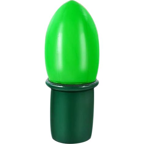 Boule De Noël Gonflable - Forme Ampoule - En Pvc - Pour Extérieur - Avec Pompe - Vert - 1 Pièce (1/5)