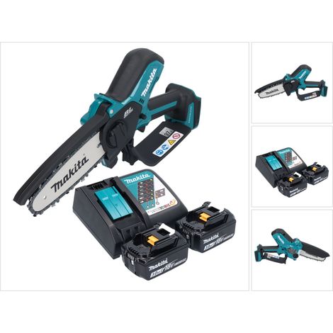 Makita DUC 150 RF2 Akku Kettensäge 18 V 15 cm Brushless + 2x Akku 3,0 Ah + Ladegerät