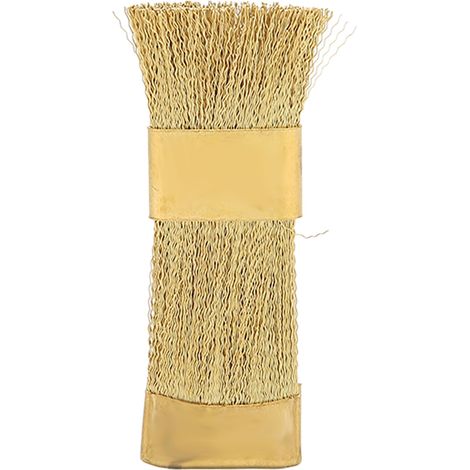 Brosse de nettoyage pour fraise à ongles, brosse plate en fil de cuivre, polissage dentaire portable, outil de déburrage et nettoyage pour manucure, accessoire de fraise (1/5)
