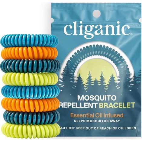 Generic Lot de 20 bracelets anti-moustiques, adultes et enfants, sans DEET (1/5)