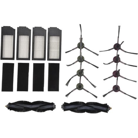 Accessoires pour aspirateur Ecovacs Deebot X1 Omni Turbo : brosse principale, brosses latérales, filtre HEPA, pièces de rechange () (1/5)