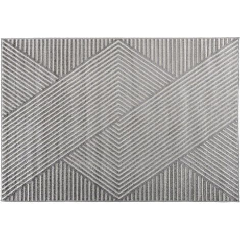 Tapis Déco "Aron Solar" 160x230cm Gris (1/5)
