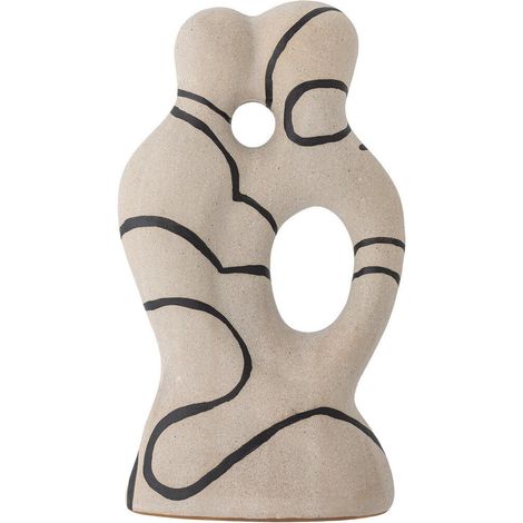 Bloomingville Eugénie Skulptur aus natürlichem Steinzeug 35,5 cm