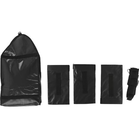 Sac de sable coupe-vent pour jardinage extérieur, poids ajustable. (1/5)