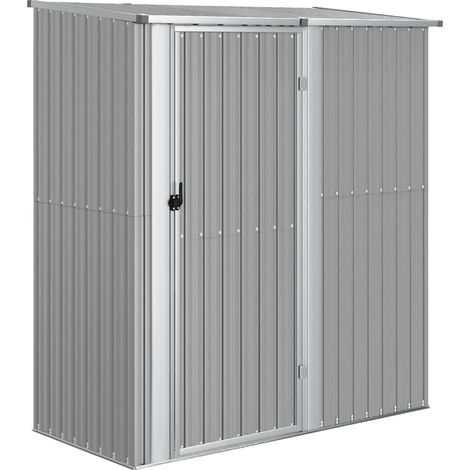Maison Exclusive - Capanno per Biciclette Grigio 180,5x97x209,5 cm Acciaio Zincato