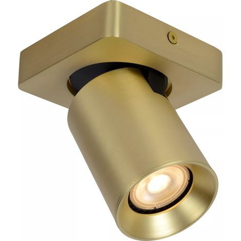 Spot plafoniera orientabile ottone 1xGU10 Lucide Nigel (1/5)