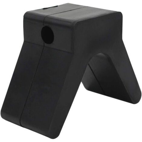 2" V-Style Boat Trailer Bow Stop Non Marking Polyurethane 1/2" Mounting Hole Diameter (1/5)