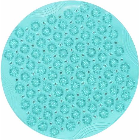 Tapis de douche lavable en machine pour une douche propre et confortable antidérapant, idéal pour les douches intérieures écologique 55 cm x 55 cm (1/5)