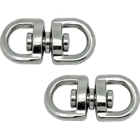 "AP12" Wirbelring mit 10mm 3/8" Öffnung aus vernickeltem Stahl (2 Stück) (1/5)