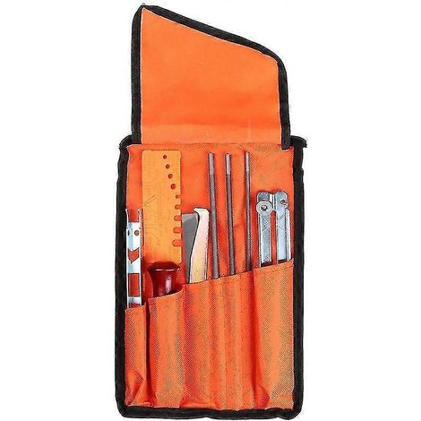 Kit de 10 limes d'affûtage pour chaîne de tronçonneuse (1/5)