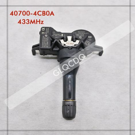 (4 pièces) 40700-4CB0A - Capteurs TPMS compatibles avec Renault Kadjar (2015-2019) - Pression des pneus 433 MHz (1/5)