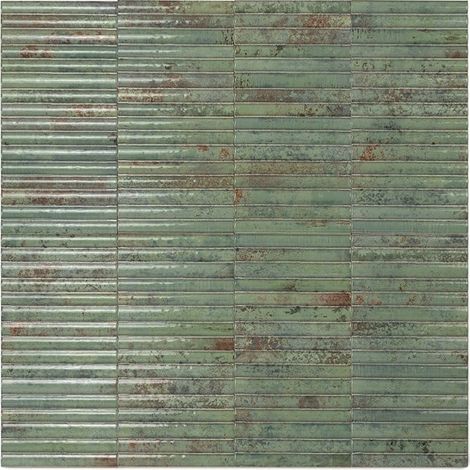Carrelage Mur Ceramic Connection Green Brillante 15 x 30 cm