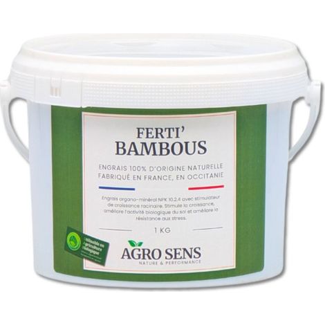 Ferti Bambous - Engrais pour bambous et graminées - Seau 1 kg (1/3)