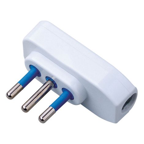 Prise Électrique Bidirectionnelle 16A Sortie Câble Standard Italienne 90° 250V Ca Puissance Max 1500W Conception Compacte Robuste Durable (1/2)