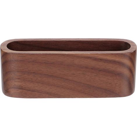 Kompakte Aufbewahrungsbox aus Holz fürs Büro (1 Stück), Notizbox, Fotobox. – 11,5 x 3,8 x 2,9 cm (1/4)