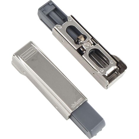 Ammortizzatore per porte e mobili con chiusura ammortizzata per cerniere angolari per miglioramenti Contenuto: 2 ammortizzatori
