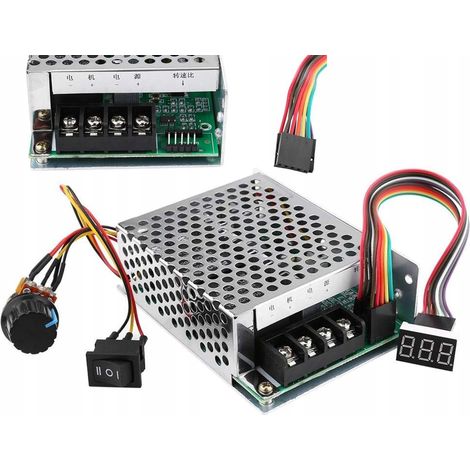 Display del cambio di direzione del controller PWM del motore CC 10-50 V 40 A