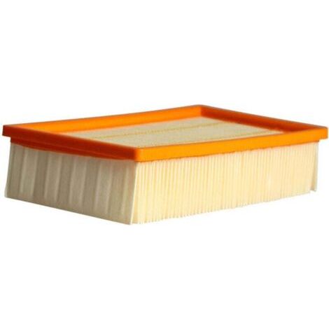 Lot de 2 filtres plissés plats pour modèles Kärcher d’origines : NT 25/1 Ap, NT 35/1, NT 35/1, NT 45/1, NT 55/1, NT 361, NT 561, NT611 Tact, Te, M, Eco remplace le modèle d’origine 6.904-367.0 (1/4)