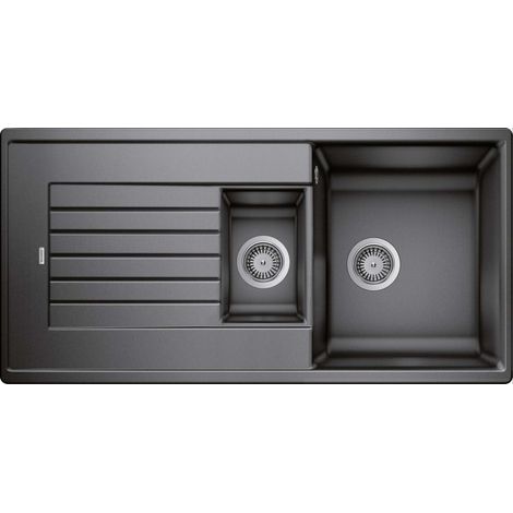 Blanco Zia 6 - Lavello in silgranit, 100x50 cm, con comando di scarico, antracite 514740 (1/3)