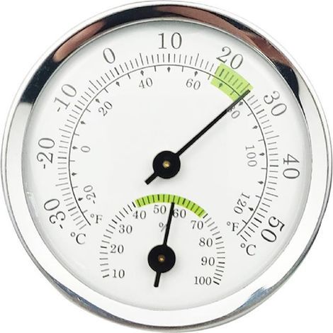 Hygromètre Thermomètre,Thermomètre D'Intérieur et D'Extérieur,Capteur D'Humidité,Thermomètre D'intérieur et Hygromètre Intérieur,Mesure la Température et l'Humidité pour Serre de Jardin (1/5)