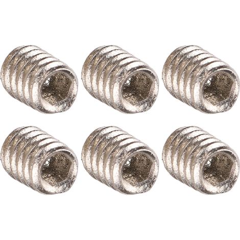 Packung mit 50 A2-70 Edelstahl-Schrauben ohne Kopf, M2,5x3 Montagesatz, Befestigungsmaterial, Sortiment an Gewindebolzen. (1/5)