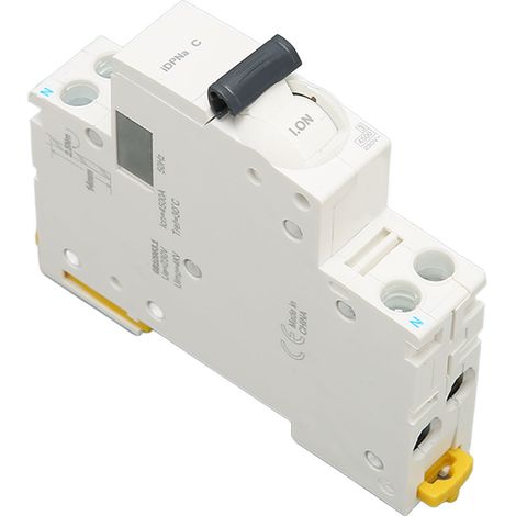 Disjoncteur Miniature Protection de Fuite Interrupteur Différentiel avec Accessoires Électriques Complets AC 230V 10A (1/5)