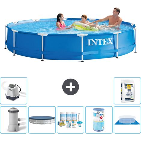 Intex Piscine Tubulaire Ronde - 366x76 cm - 8-pièces S31739 (1/5)