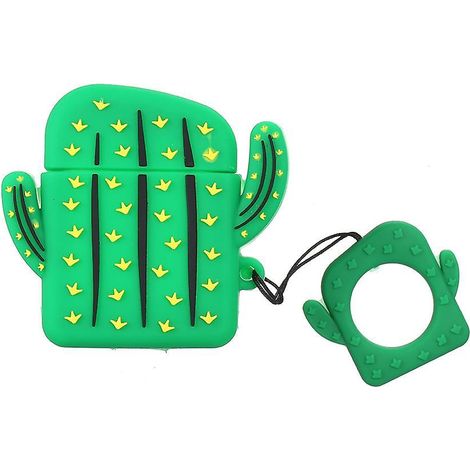 Portable Cute Cartoon 3D Fruit Series Avocado Clamshell-Type Earphone Sleeve For 1/2 Generation Rech-7-