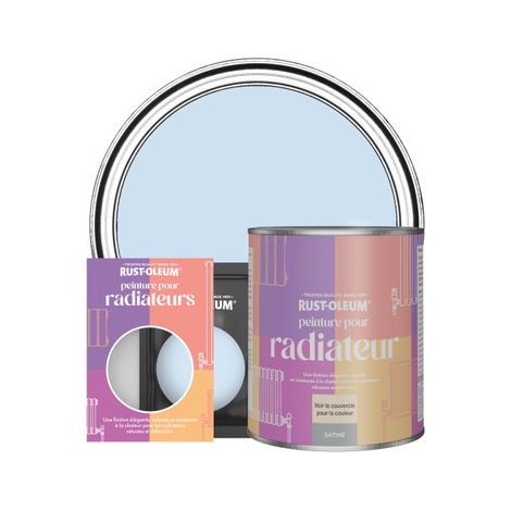 Peinture pour Radiateur, Finition Satinée - Bleu Poudré (1/3)