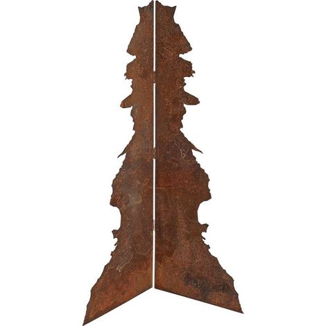 Dekosäule Rostsäule Ecksäule Gartendeko Edelrost Säule Rost Dekoration Deko 113 cm (1/5)