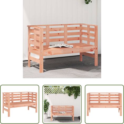 Douglasie - Gartenbank 111,5x53x71 cm Massivholz Douglasie (1/5)