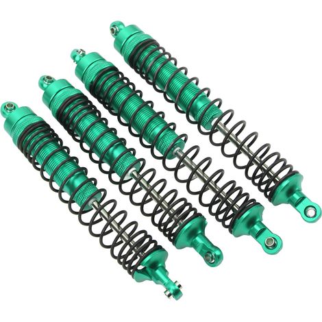 Amortisseur Réglable en Alliage d'Aluminium pour Axial RBX10 Ryft, Ressort Avant Arrière, 1/10 Véhicule RC 4x4, Version Verte (1/5)