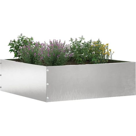 Bordure de Pelouse 6 pcs Argent 40 x 40 x 13 cm (1/5)