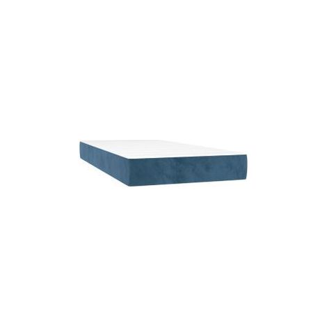 Matelas de lit à ressorts ensachés Bleu foncé 100x200x20 (1/5)
