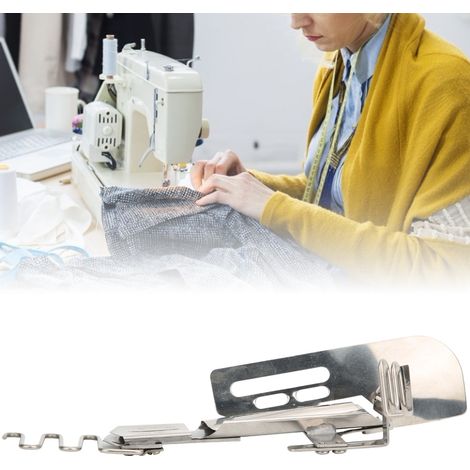 Outil pour ourler, outil pour plier les poignets, aide à l'ourlet, accessoires pour machines à coudre 2/3 aiguilles, modèle d'exportation 7/16