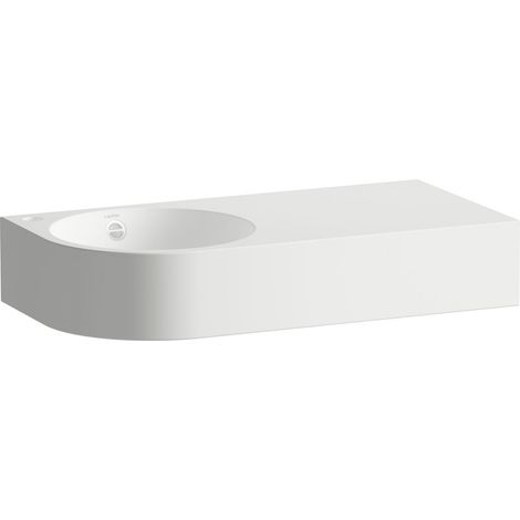 LAUFEN Form lavabos, rectangular, bandeja derecha, 1 agujero para (1/2)