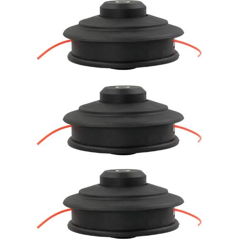 Trade-Shop Trimmerkopf / Fadenkopf / Mähkopf M10x1,25mm kompatibel mit Einhell BG-BC 43/1 AS, Berlan BMS520A MNS415-S, Timberpro TT-M2600-3 - 3 Stück (1/5)