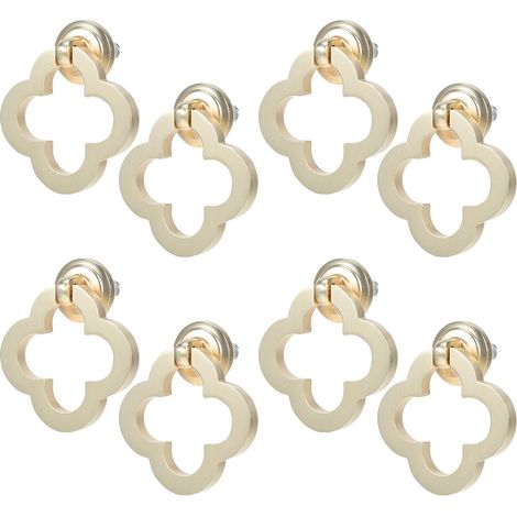 Lot de 8 poignées porte modernes en alliage zinc pour placards (1/5)