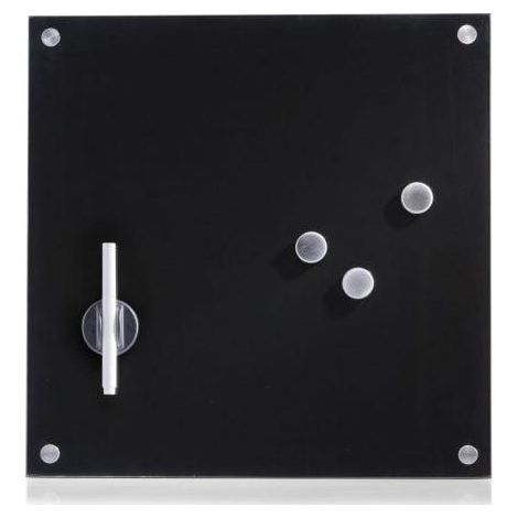 Zeller Modelo Vintage Pizarra Magnética de Vidrio 40 x 40 cm