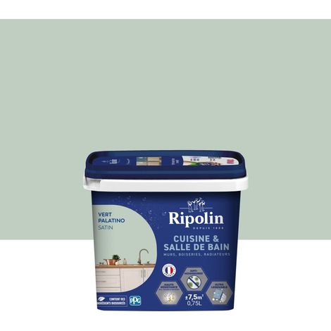 Wandfarbe, RIPOLIN Küche und Bad, 0,75 Liter, Palatino Satingrün RIPOLIN (1/3)