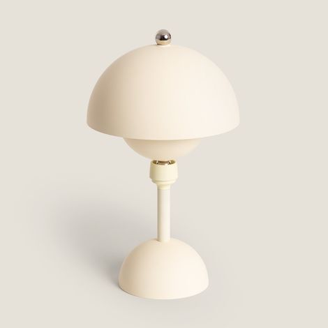 Lampada da Tavolo LED 5W Portatile con Batteria Ricaricabile USB Pauna Beige
