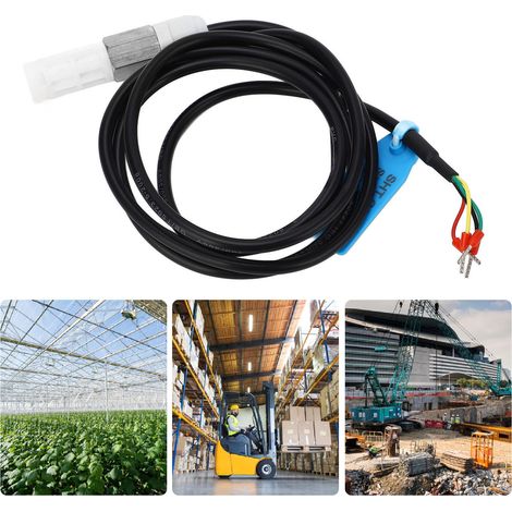 FS400-SHT31 digitaler Bodentemperatur- und Feuchtigkeitssensor mit 3 m Verlängerungskabel, Gehäuse aus Edelstahl und Kunststoff, hohe Genauigkeit, geringer Stromverbrauch, 3,3 V I²C DC-Ausgang. (1/5)