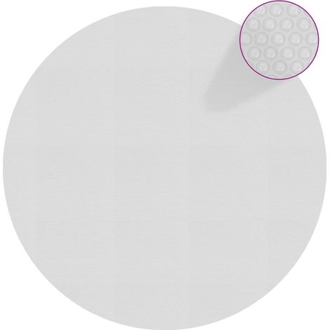 Cubierta solar de piscina de PE flotante gris 527 cm vidaXL