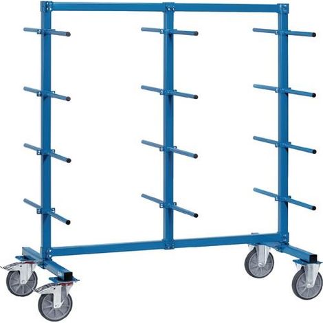 Fetra Tragarmwagen 1200x800mm, 24 Tragarme zweiseitig ohne PVC-Schlauch überzogene Tragarme (1/2)