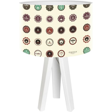 Lampe de chevet kitchen foto-159 - Blanc, multicolore